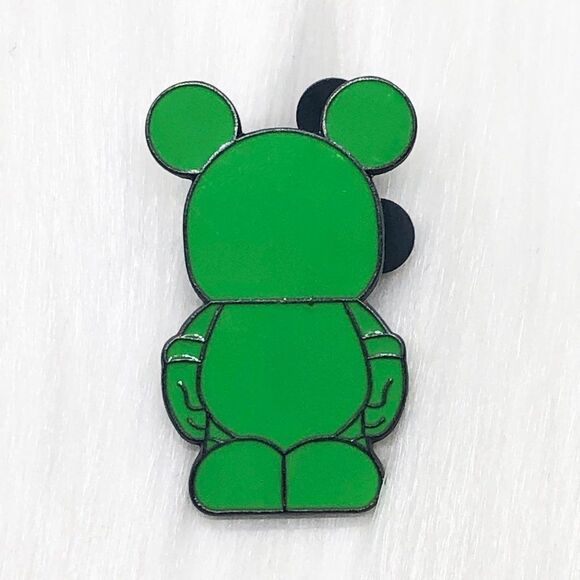 🔮 5/$25 Disney‎ Vinylmation Jr Green Pin - Picture 1 of 3